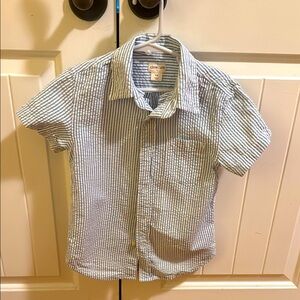 Crewcuts Blue Striped Kids Shirt